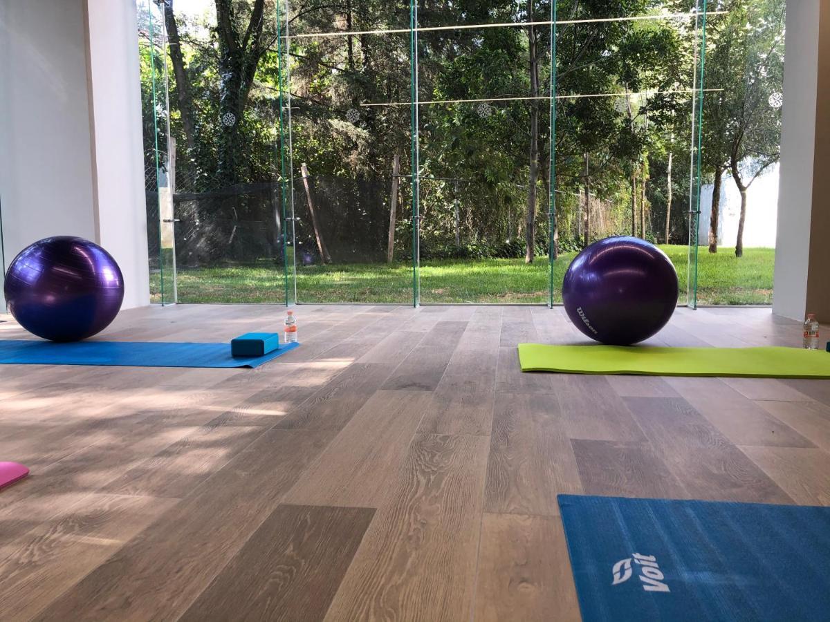 Galeria Plaza San Jeronimo Hotel Mexico City Ngoại thất bức ảnh The gym at the hotel